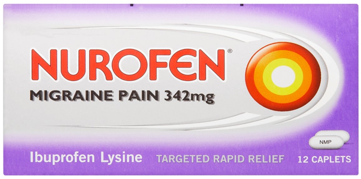 Nurofen Migraine Pain X 12 Caplets
