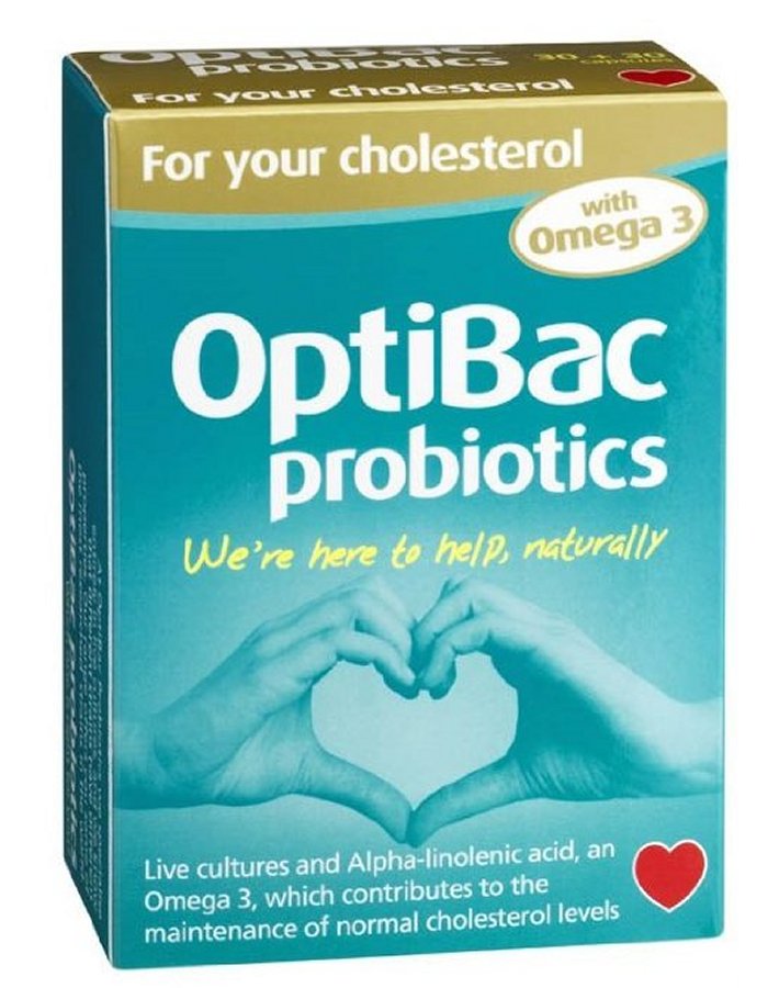 Optibac Probiotics For Your Cholesterol 3030 Capsules Optibac Probiotics For Your Cholesterol 3030 Capsules