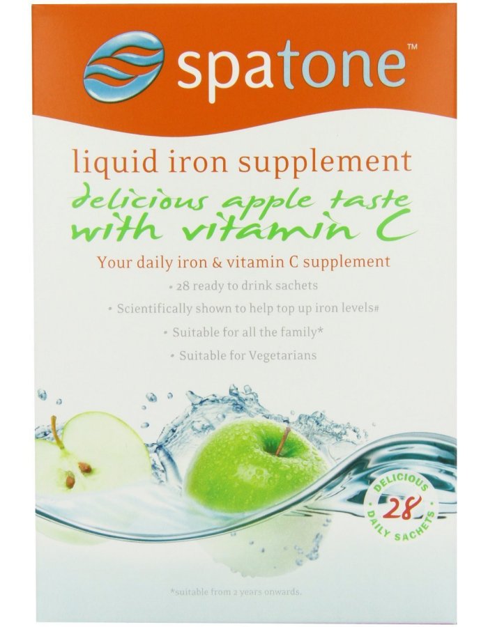 Spatone Apple Liquid Iron Supplement With Added Vitamin C X 28