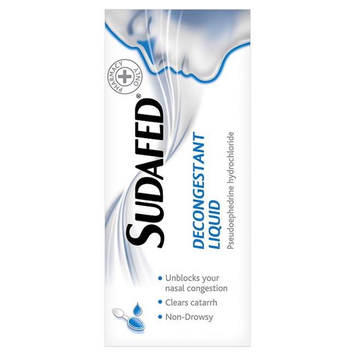 Sudafed Decongestant Liquid 100ml